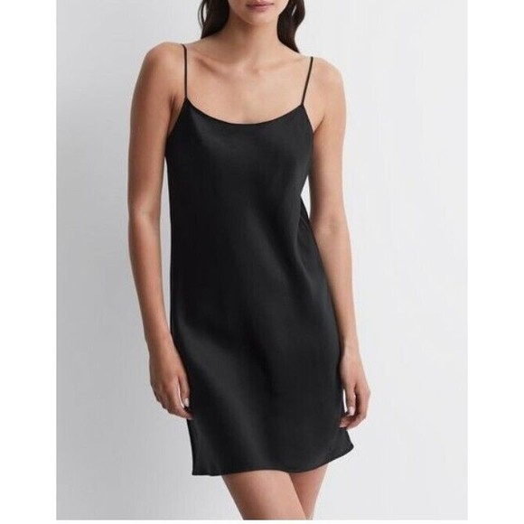 Reiss Other - Reiss Harriet Underwear Midi Slip Night Dress Adjustable Stap US 4 Maroon